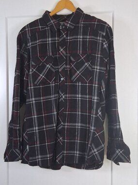 Icebreaker Men’s XL 100% Merino Wool Plaid Flannel Shirt Outdoor Hiking Heritage